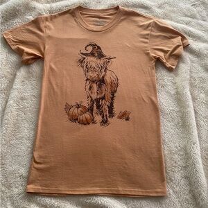 Goodie Two Sleeves Tan Graphic Tee